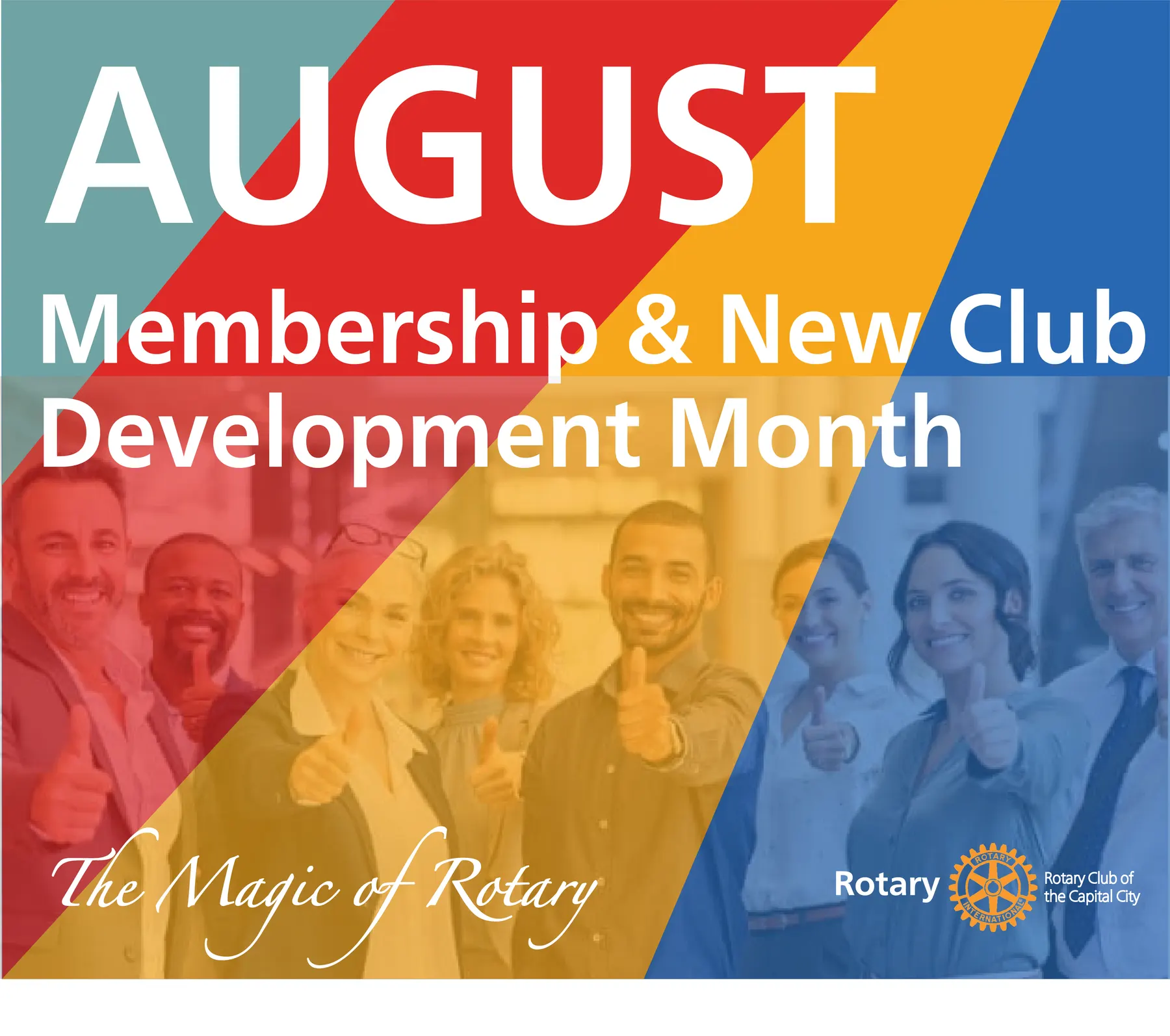August Membership & New Club Development Month Custom Image