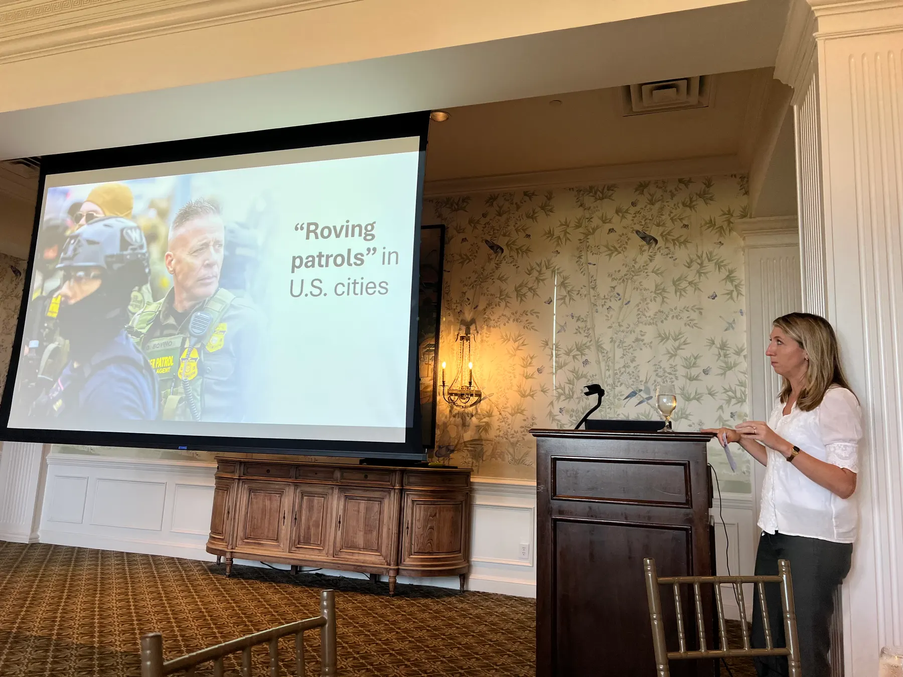 Julia Ainsley on "roving patrols" in U.S. cities.