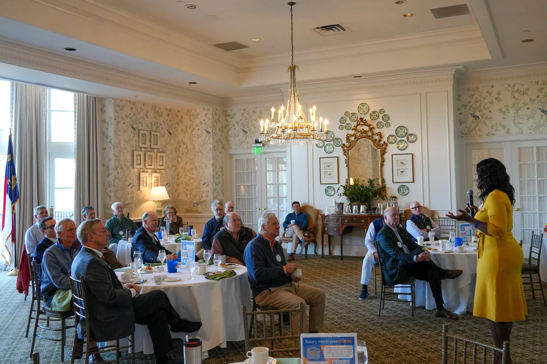 Yoland Aserweh's classification talk at Rotary Club of the Capital City.