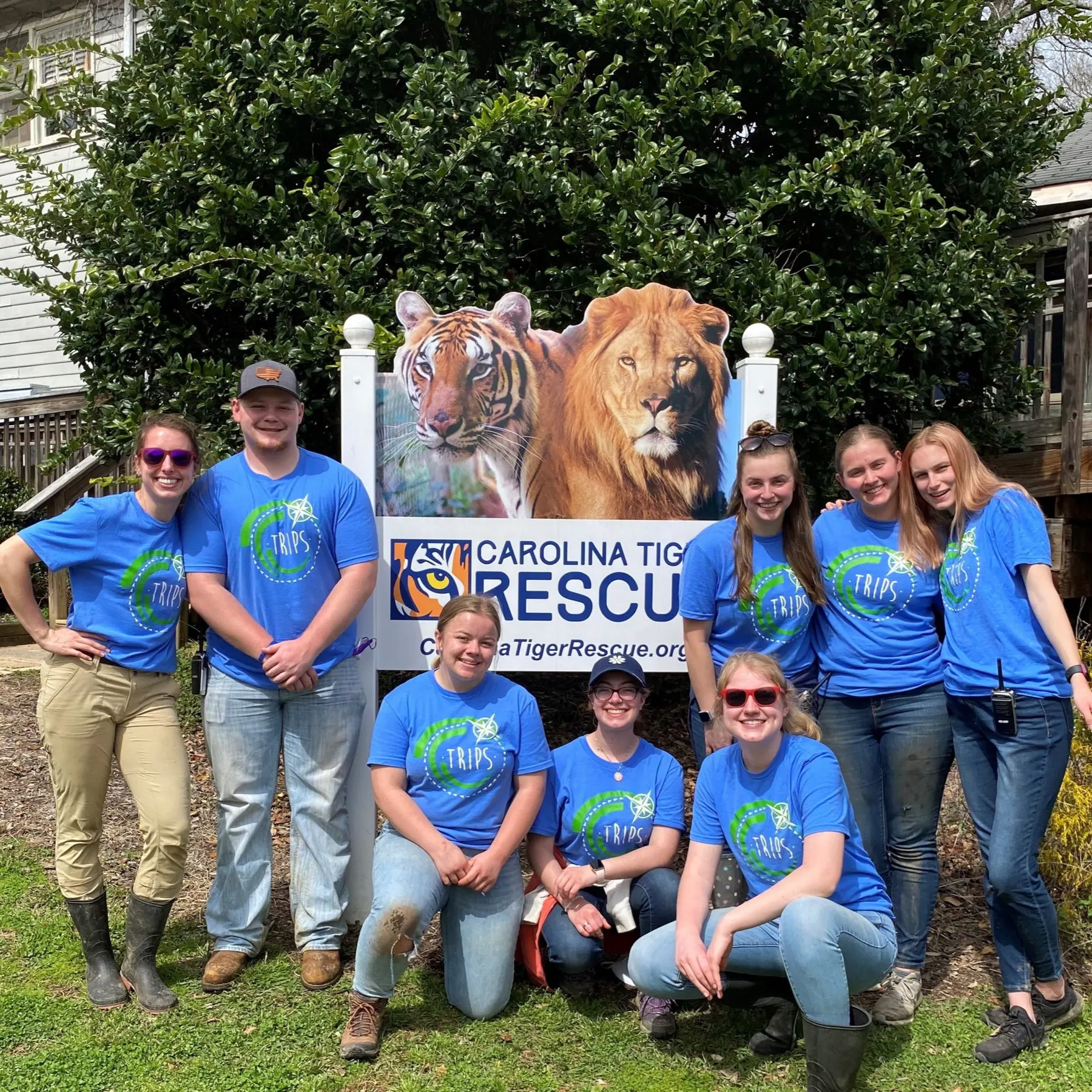 Carolina Tiger Rescue’s mission is “saving and protecting wild cats in captivity and in the wild” – working toward a world where wild cats live free in their native habitats and are not exploited by humans.