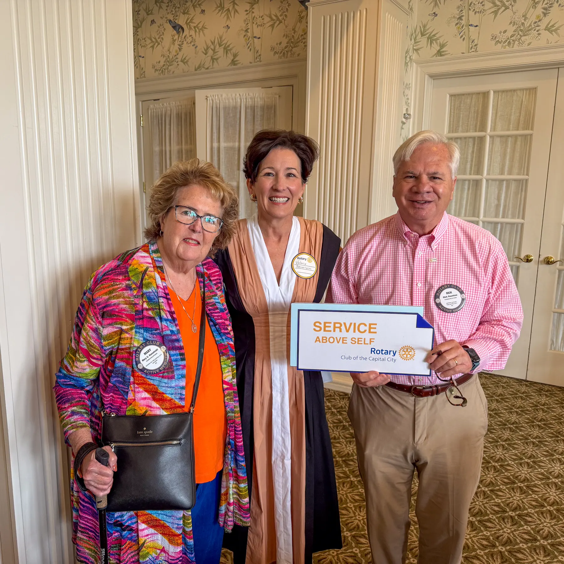 Mary McCartan Konwinski, Valerie Bauerlein Jackson, and Rick Rountree